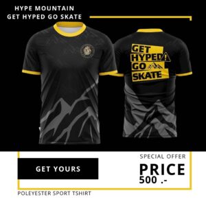 Hype Sport Shirt Black-Yellow